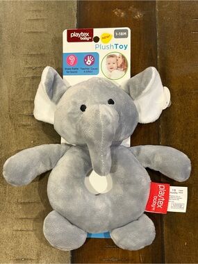 Playtex Baby Rattle Plush Toy 7.5”
